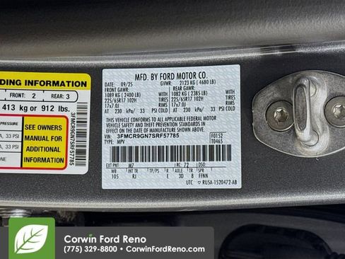 New 2025 Ford Bronco Sport Heritage w/ Convenience Package AWD/4WD image 33