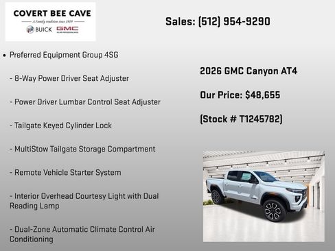 New 2026 GMC Canyon AT4 w/ AT4 Premium Package AWD/4WD image 7