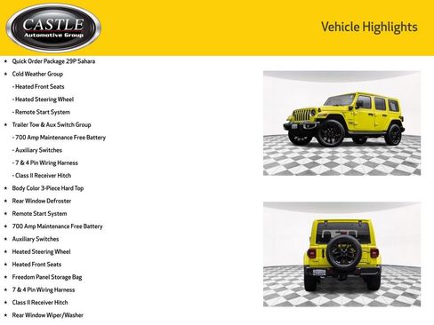 Used 2023 Jeep Wrangler Unlimited Sahara w/ Cold Weather Group image 4