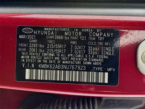 Certified 2022 Hyundai Kona SEL FWD image 28