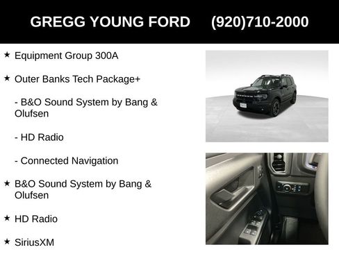 New 2025 Ford Bronco Sport Outer Banks w/ Outer Banks Tech Package+ image 7