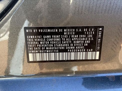 Used 2026 Volkswagen Jetta Sport FWD image 21
