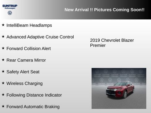 Used 2019 Chevrolet Blazer Premier w/ Sun and Wheels Package AWD/4WD image 12