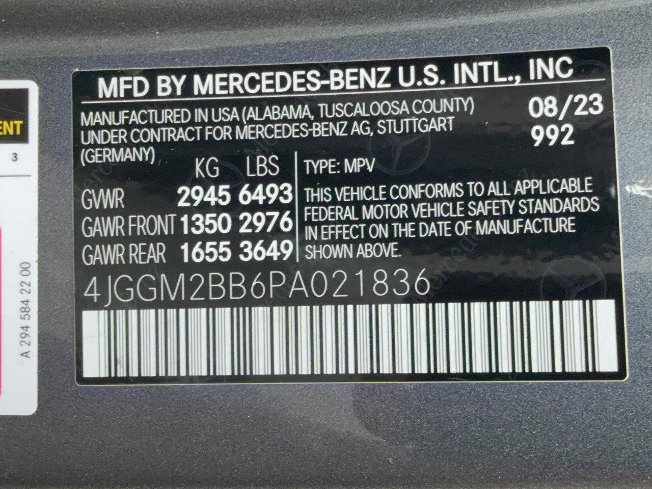 Certified 2023 Mercedes-Benz EQE 350+ SUV image 31