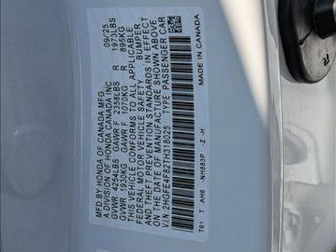 New 2026 Honda Civic FWD Hybrid Sedan image 16