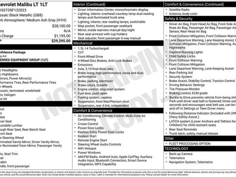 Used 2025 Chevrolet Malibu LT FWD image 33