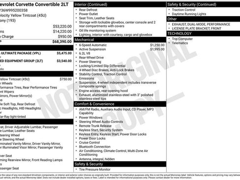 Used 2009 Chevrolet Corvette Convertible w/ LPO, GCA Ultimate Package RWD image 10