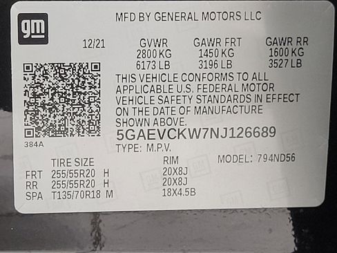 Used 2022 Buick Enclave Avenir w/ Avenir Technology Package AWD/4WD image 31