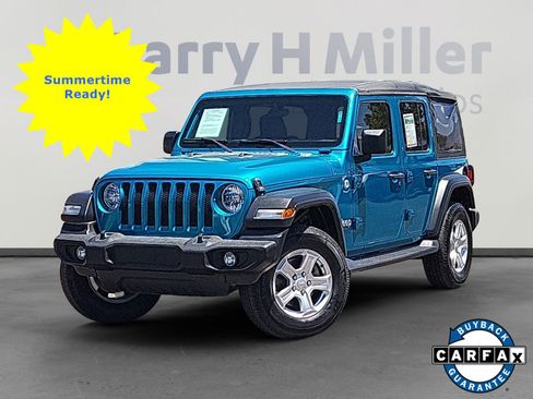 Used 2020 Jeep Wrangler Unlimited Sport S AWD/4WD image 1