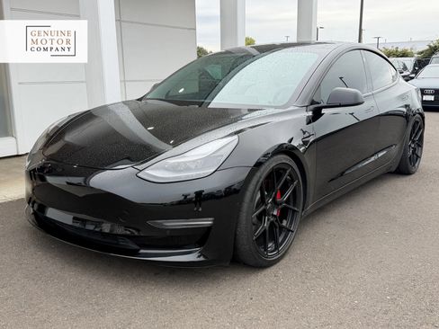 Used 2021 Tesla Model 3 Performance AWD/4WD image 1