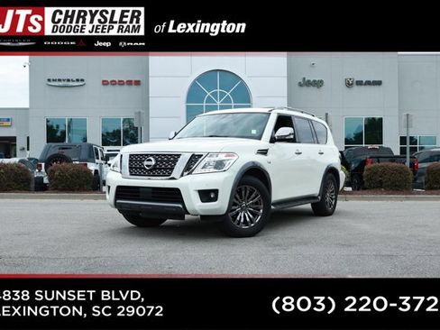 Used 2018 Nissan Armada Platinum w/ Captain Seat Package RWD image 1
