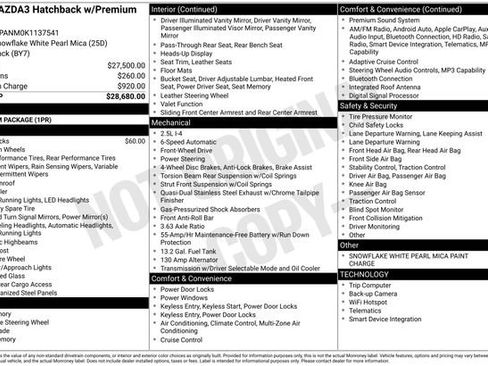 Used 2019 MAZDA MAZDA3 Hatchback w/ Premium Package image 34