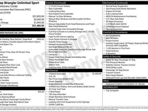 Used 2017 Jeep Wrangler Unlimited Sport image 29