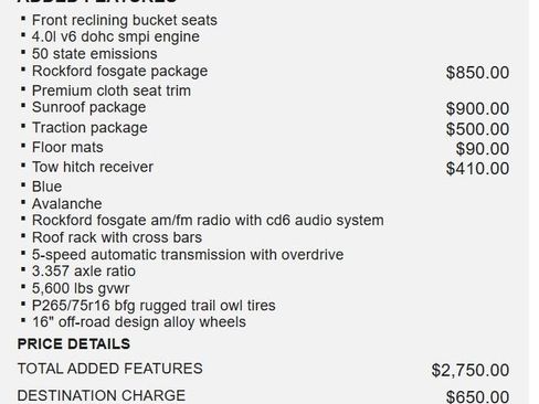 Used 2006 Nissan Frontier NISMO w/ (J01) Sunroof Pkg AWD/4WD image 19