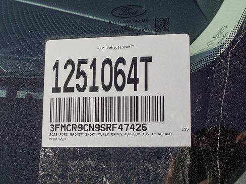 New 2025 Ford Bronco Sport Outer Banks w/ Outer Banks Tech Package+ image 26