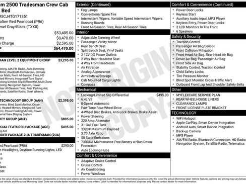 New 2026 RAM 2500 Tradesman AWD/4WD image 5