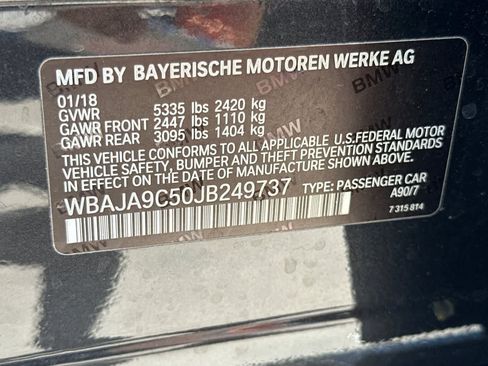 Used 2018 BMW 530e RWD image 30