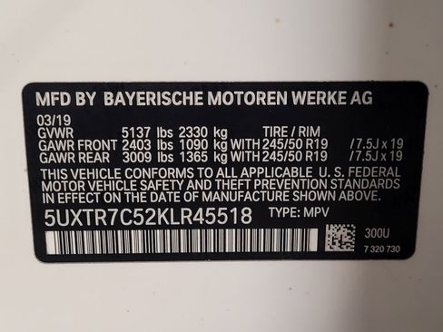 Used 2019 BMW X3 sDrive30i w/ Premium Package RWD image 33