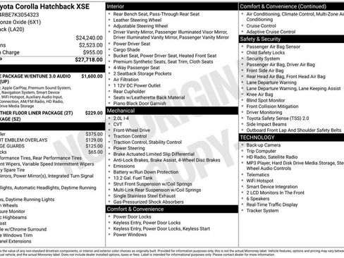 Certified 2019 Toyota Corolla XSE FWD image 26