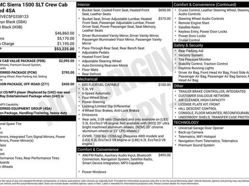Used 2015 GMC Sierra 1500 SLT w/ SLT Crew Cab Value Package AWD/4WD image 2