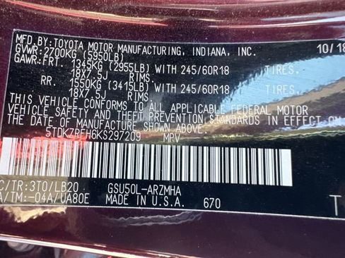 Used 2019 Toyota Highlander XLE image 37