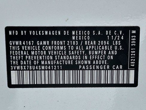 Certified 2025 Volkswagen Jetta Sport FWD image 30