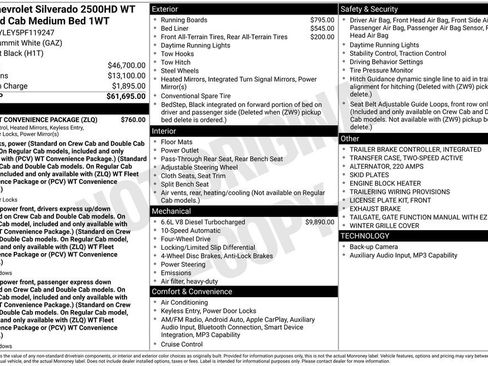 Used 2023 Chevrolet Silverado 2500 W/T w/ WT Fleet Convenience Package image 21