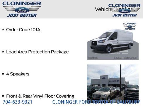 New 2025 Ford Transit 250 148 Medium Roof w/ Load Area Protection Package image 11