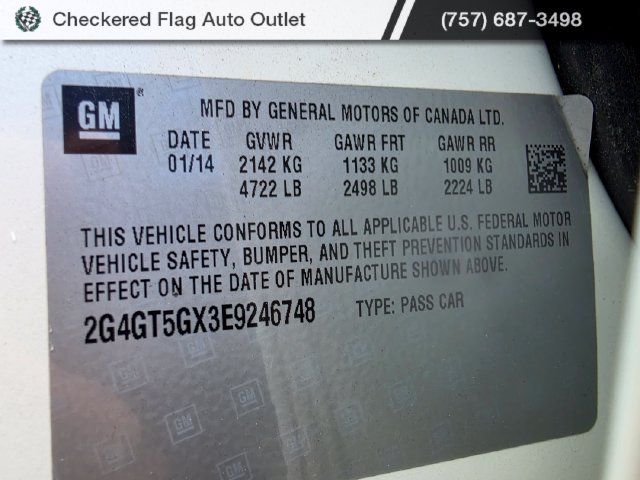 Used 2014 Buick Regal GS w/ Driver Confidence Package #2 FWD image 20