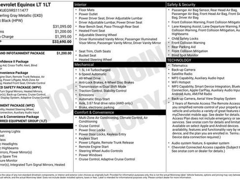 Used 2024 Chevrolet Equinox LT AWD/4WD image 2