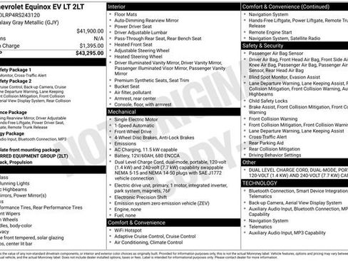 Used 2024 Chevrolet Equinox EV LT FWD image 34