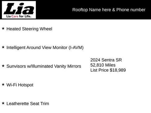 Used 2024 Nissan Sentra SR w/ SR Premium Package image 2