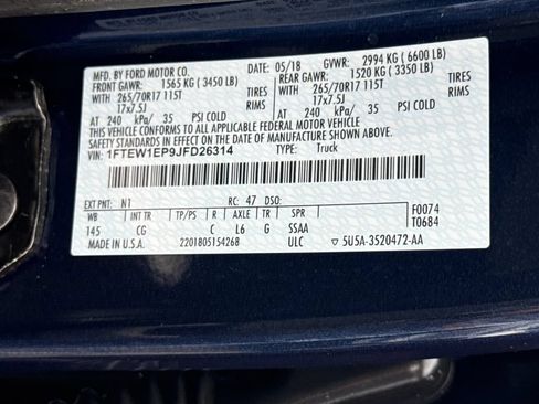 Used 2018 Ford F150 XL w/ Equipment Group 101A Mid AWD/4WD image 33