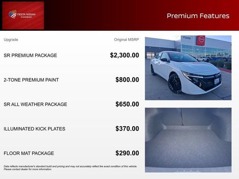 New 2026 Nissan Sentra SR w/ SR Premium Package FWD image 3