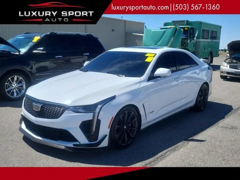 Used 2022 Cadillac CT4 V Blackwing w/ Carbon Fiber 1 Package RWD image 1