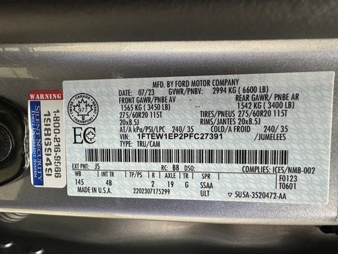 Certified 2023 Ford F150 XLT w/ Equipment Group 302A High AWD/4WD image 34