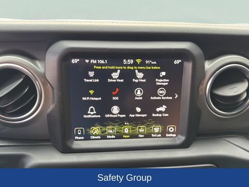 Used 2021 Jeep Wrangler Unlimited Sahara w/ Uconnect 4C Nav & Sound Group AWD/4WD image 11