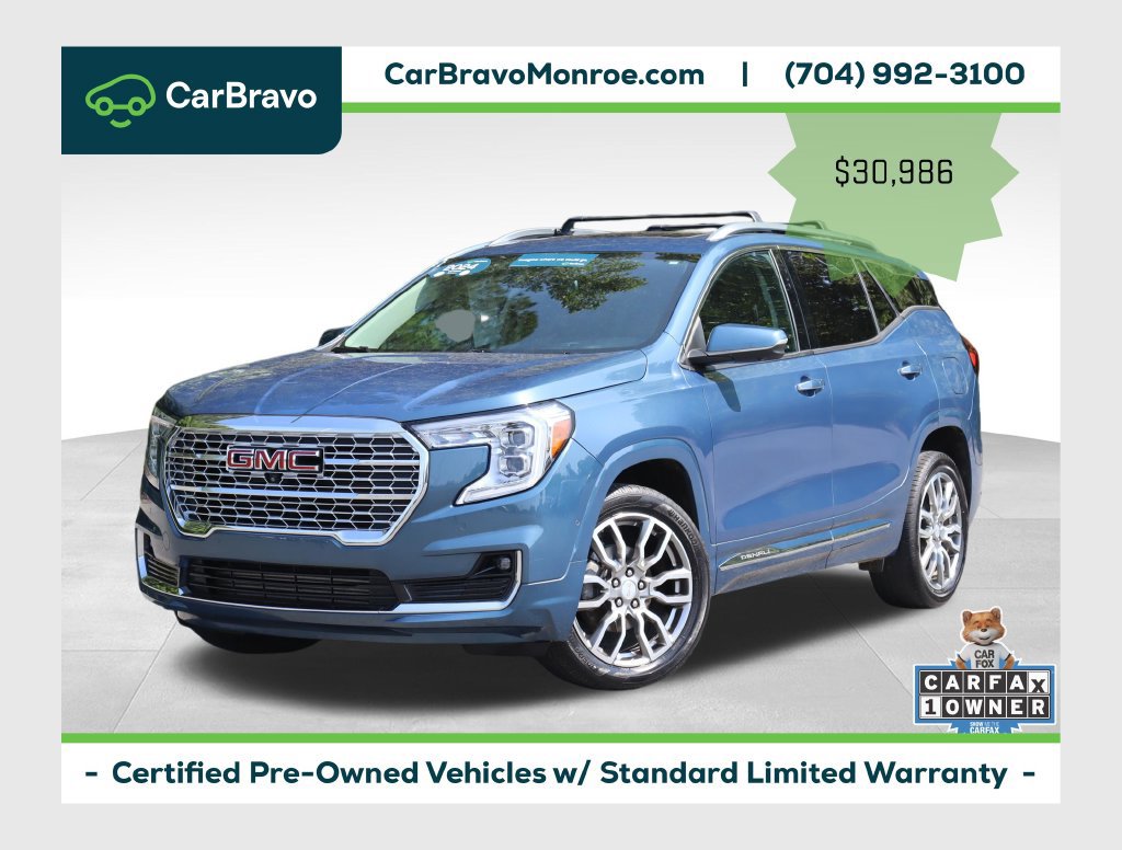 Certified 2024 GMC Terrain Denali w/ Denali Premium Package AWD/4WD 360° Tour