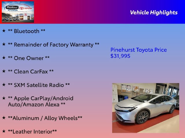 Used 2025 Toyota Prius XLE FWD image 16