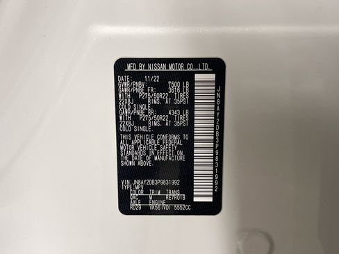 Used 2023 Nissan Armada Platinum w/ Captain's Chairs Package image 29