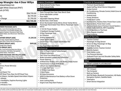 Used 2023 Jeep Wrangler Unlimited w/ Sun & Screen Package AWD/4WD image 7