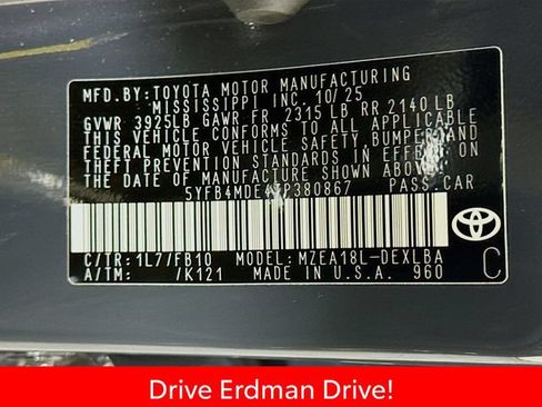 Certified 2026 Toyota Corolla LE FWD image 32