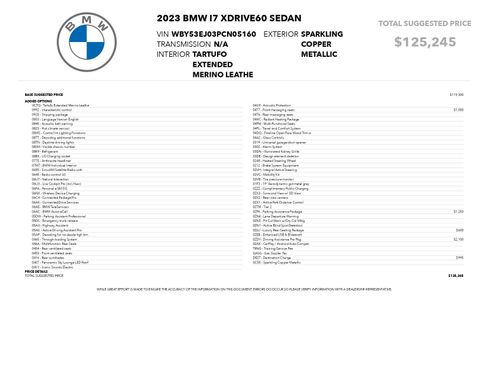 Used 2023 BMW i7 xDrive60 image 88