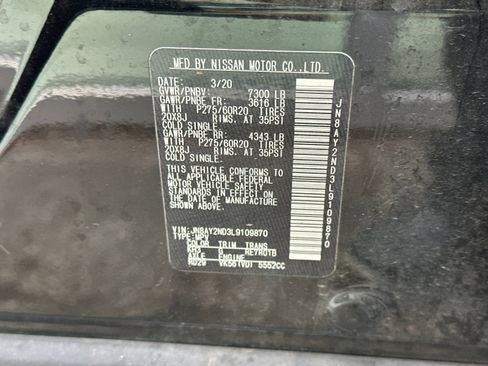 Used 2020 Nissan Armada SL RWD image 27