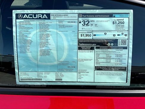 New 2026 Acura Integra A-Spec image 20