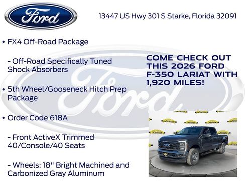 Certified 2026 Ford F350 Lariat w/ Lariat Premium Package image 22
