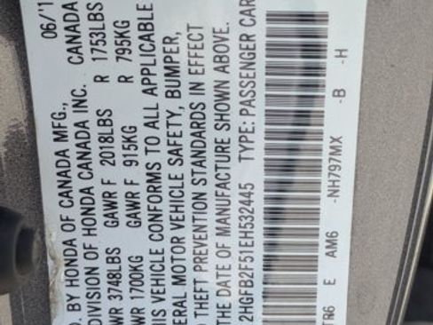 Used 2014 Honda Civic LX image 16