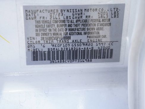 Used 2023 Nissan Sentra SV FWD image 7