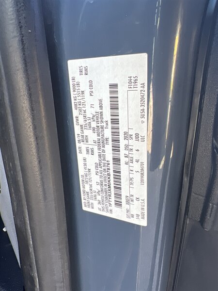 Used 2019 Ford Transit 250 148 High Roof Extended RWD image 8