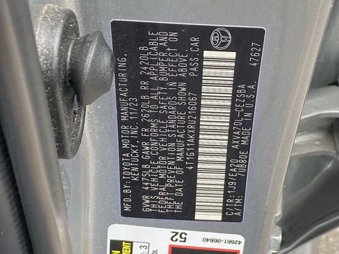 Certified 2024 Toyota Camry SE FWD image 13